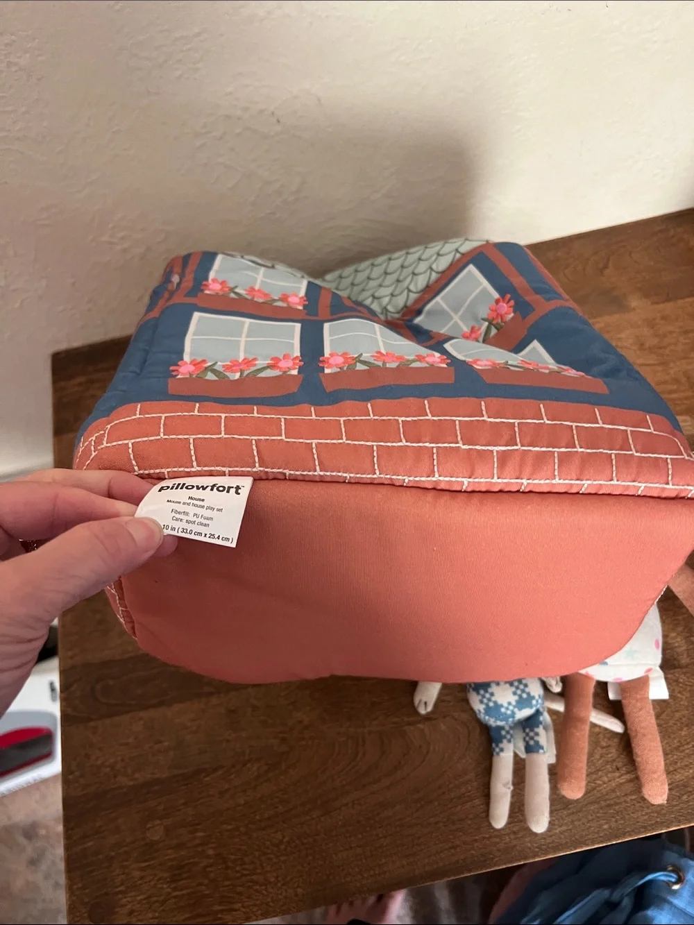 Pillowfort plush mouse in house mice play set